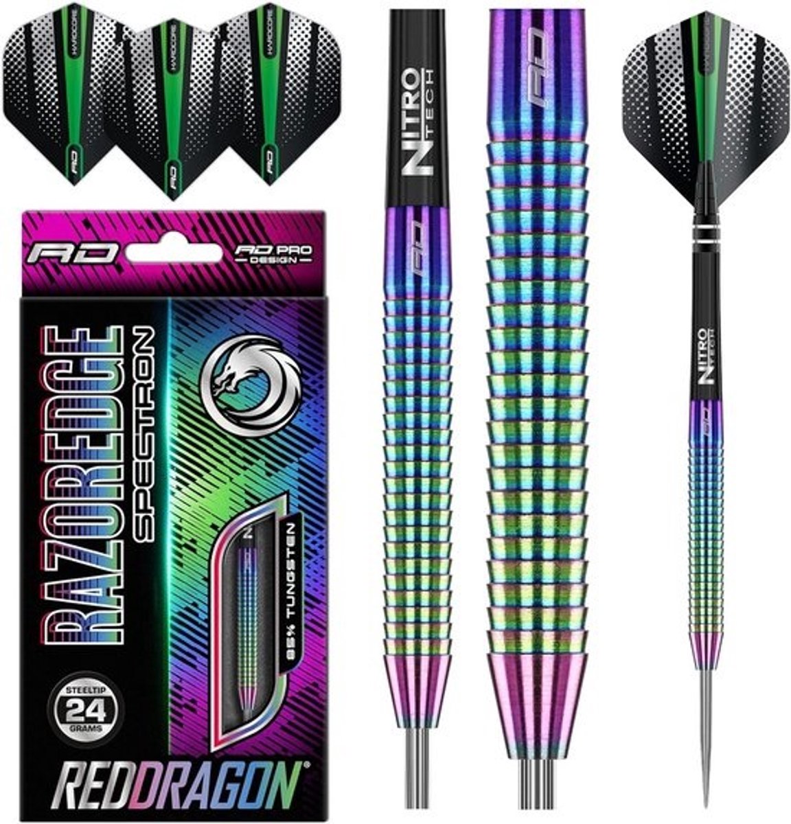 Professionele Tungsten Dartpijlen 20g, 22g, 24g of 26g met Vleugels en Schachten