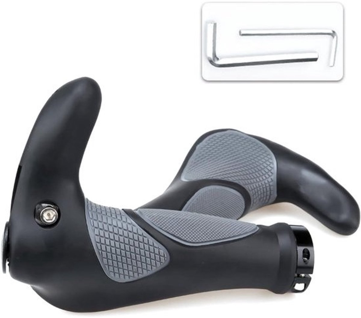 Ergonomische fietsgrips voor mountainbikes, stadsfietsen en racefietsen - Comfortabele handvatten voor optimale grip en controle