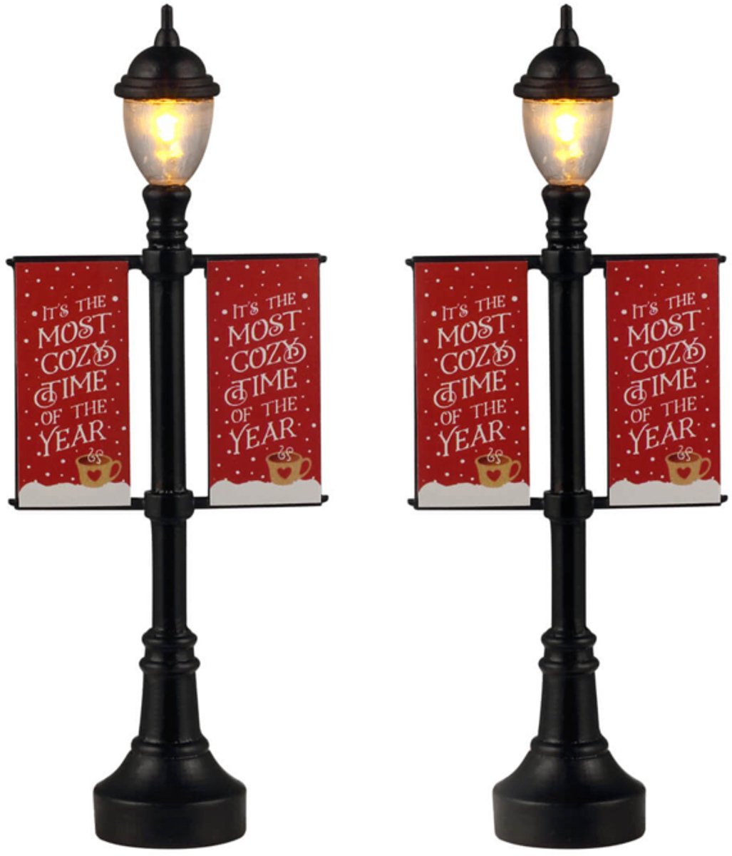 Lemax - Lamp Post Banners - Set van 2