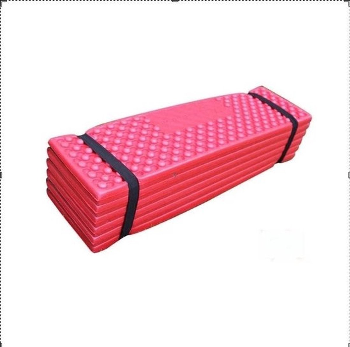 Camping Matras - Strand Pad Tent Slaapmat - Outdoor Kamperen - Opvouwbaar Schuim - 184 x 56 cm - Argento