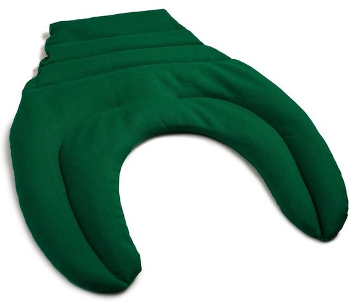 Nekkussen met rugdeel warmtekussen groen | Kruidenkussen voor ontspanning