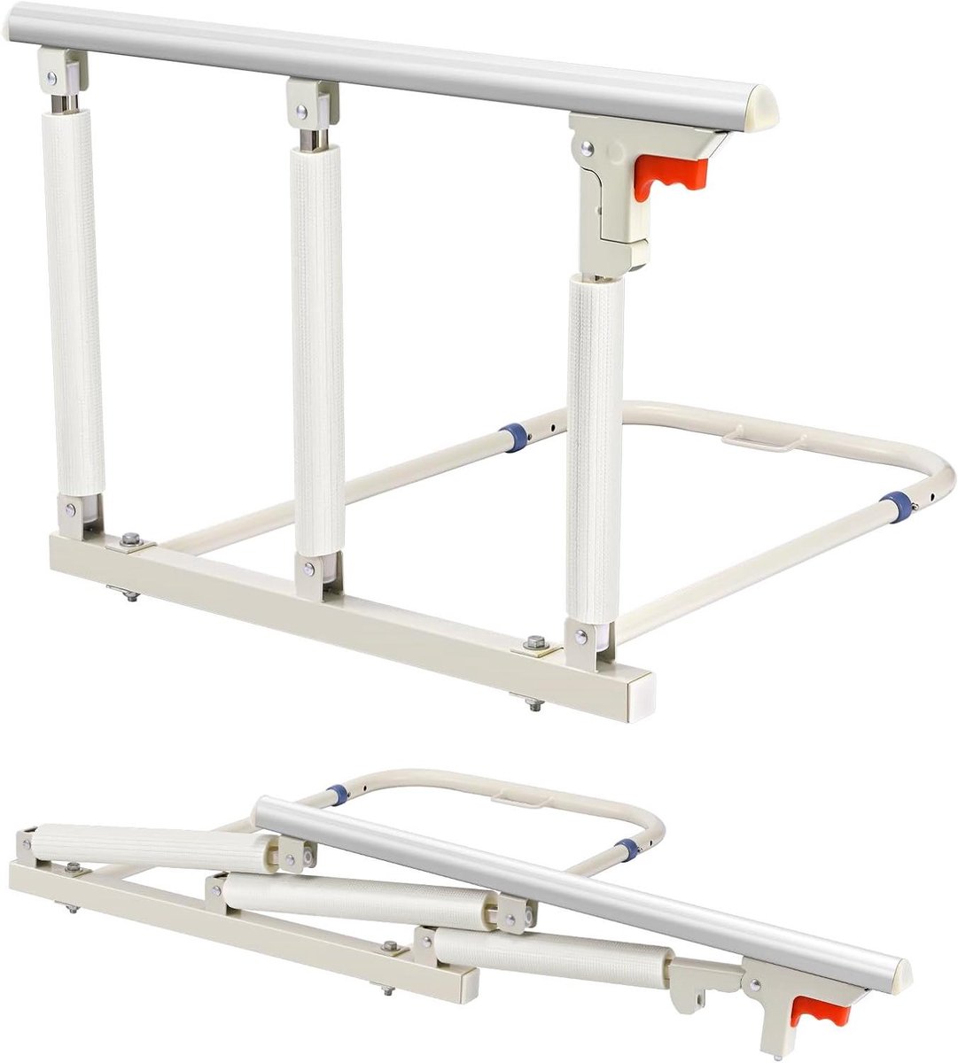 Bedhek - Bedsteun - Veiligheid - Inklapbaar - 56.5 cm - Wit
