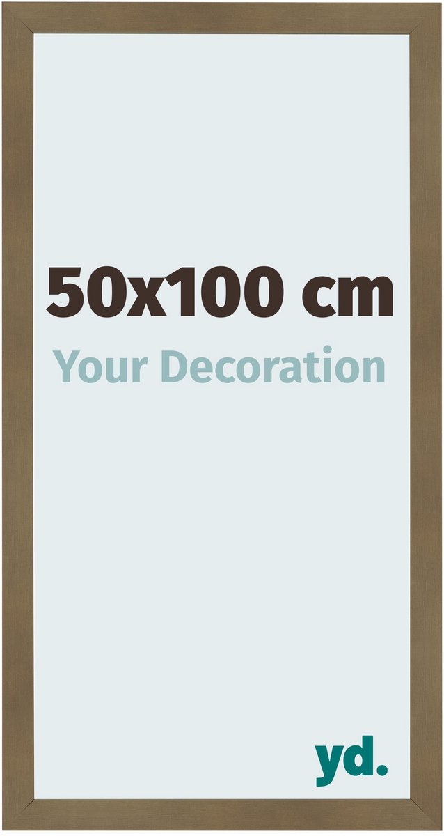 Your Decoration - Fotolijst 50x100 cm - MDF - Brons Decor - Bologna