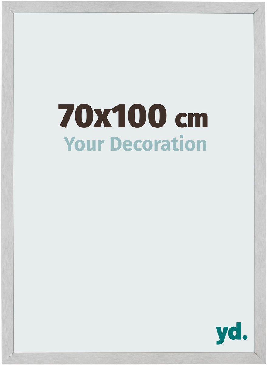 Your Decoration - Fotolijst 70x100 cm - MDF - Edelstaal - Bologna