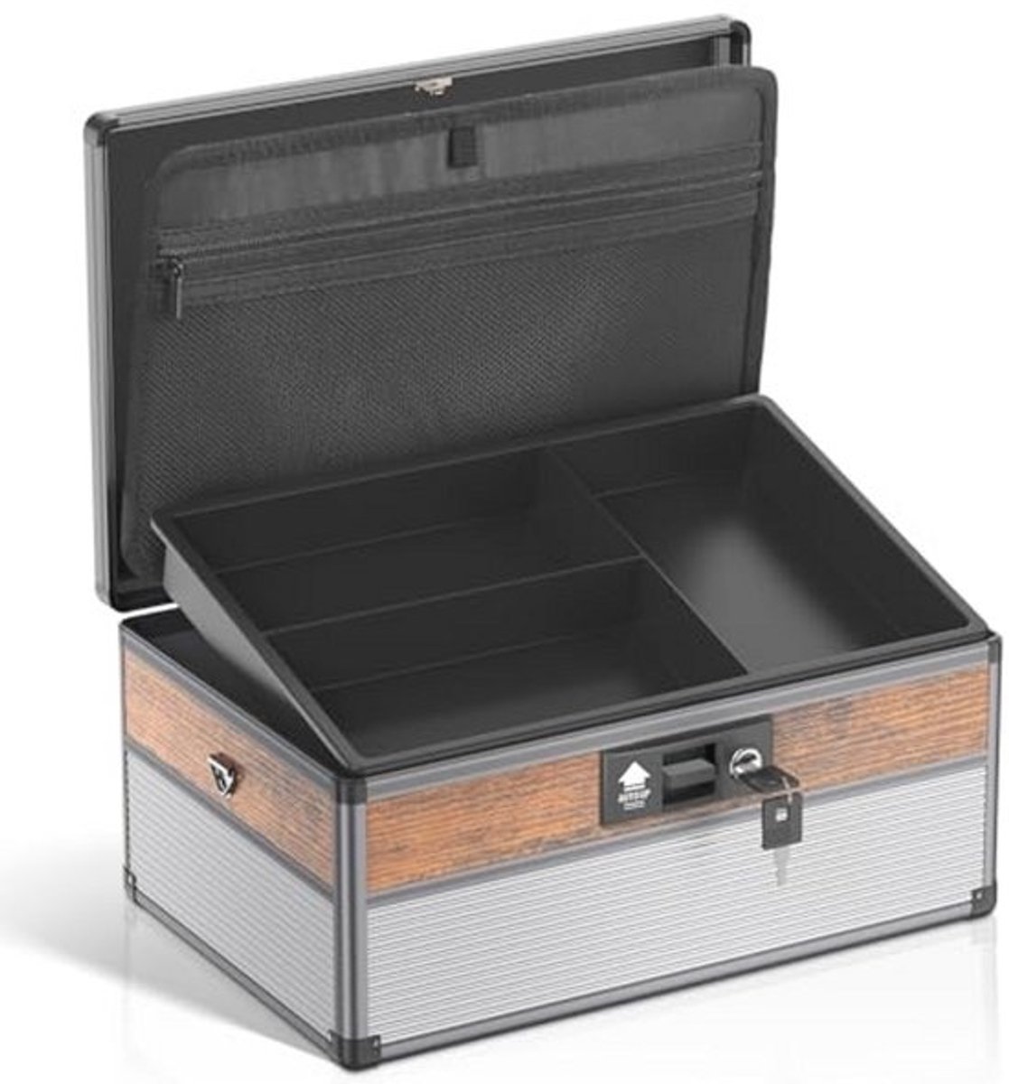 Afsluitbare medicijndoos met slot - Extra grote opbergdoos 39 x 20 x 20 cm