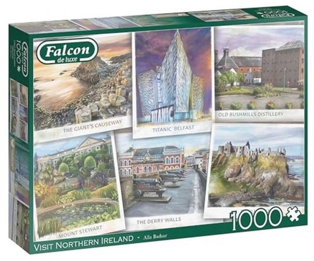 Puzzel over Noord-Ierland - 1000 Delen