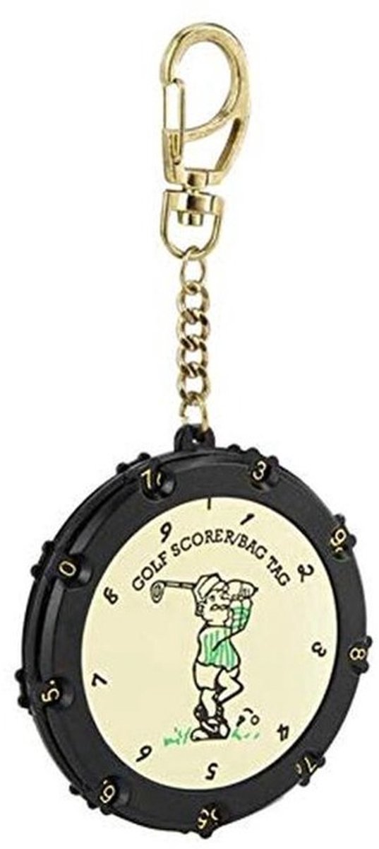 Golf Score Teller - 18 Gaten, Slag, Shot en Putt Score Tally Keeper met Sleutelhanger