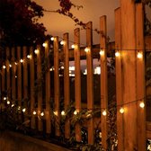 Solar lichtsnoer buiten 'Bubble' - 5 meter lang - Warm wit licht (3000K) - IP44 - 8 lichtstanden - Lichtsnoer op zonne-energie