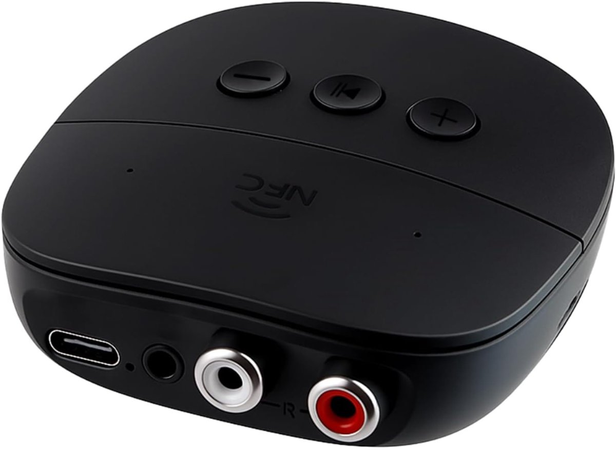 KIRA® Bluetooth Adapter - Bluetooth Transmitter - Bluetooth Receiver - Zwart - 6cm x 6cm x 2cm