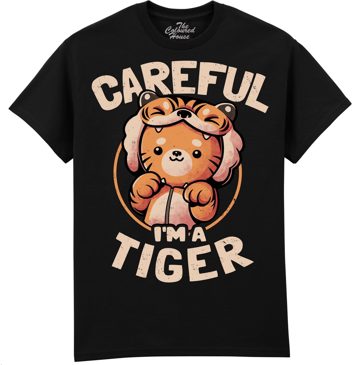 Kat Careful I Am A Tiger The Coloured House T-shirt XXL