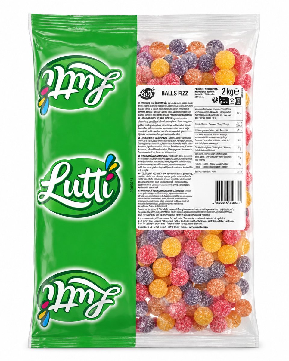Lutti Balls Fizz 2kg