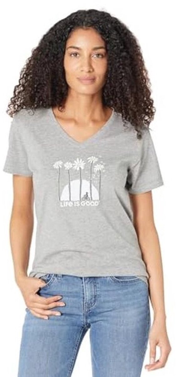 Korte Mouwen Katoenen T-shirt met Grafisch Ontwerp voor Dames
