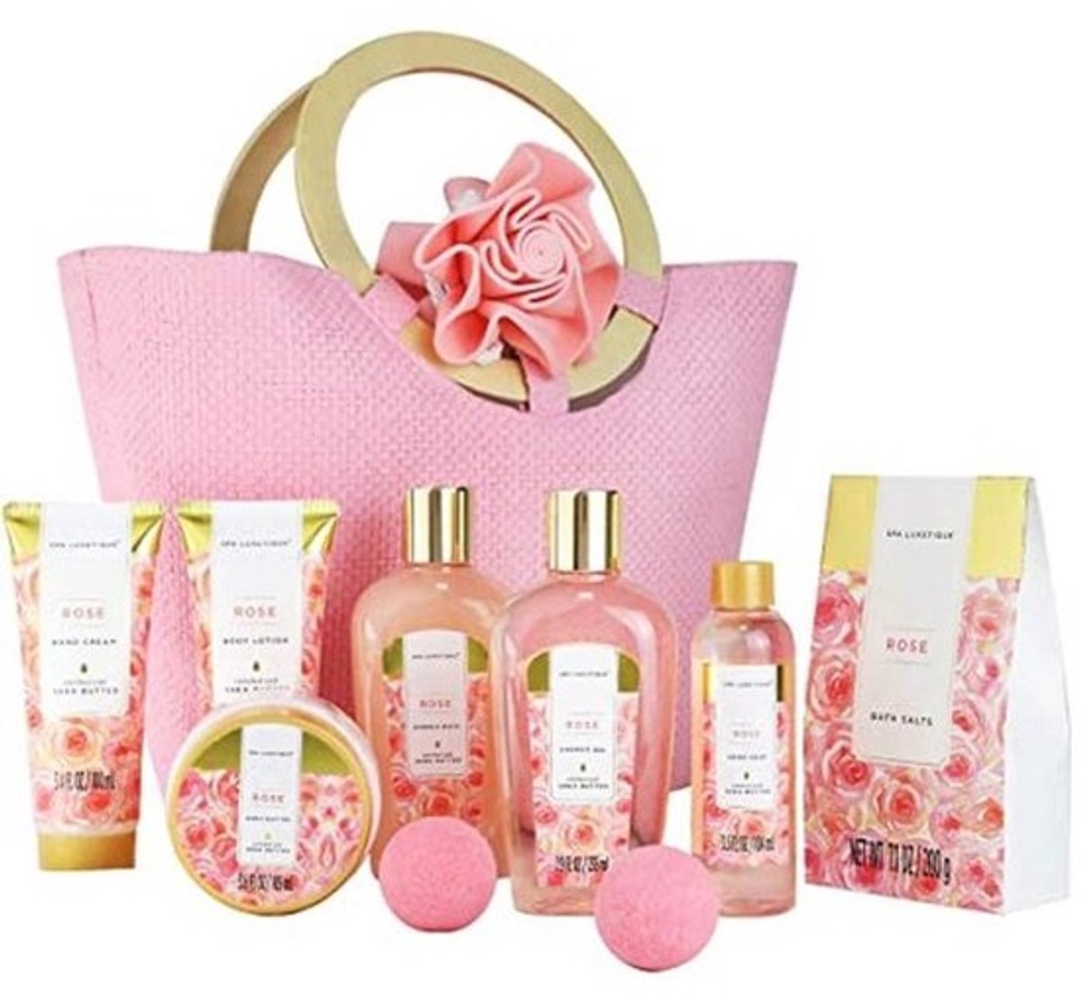 10-delige Wellness Geschenkset voor Vrouwen met Rosenduft - Perfect voor Verjaardagen, Valentijnsdag en Kerstmis