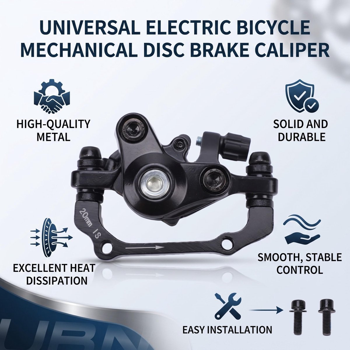 Bike Disc Mechanical Brake Calipers(Rear disc brake (F180 R160)) - ShopVlot