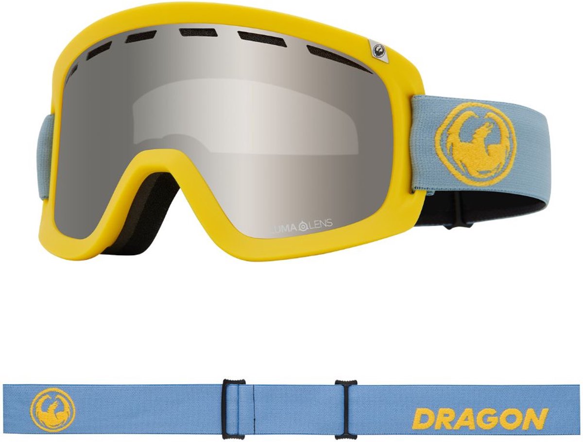 Dragon Alliance D1 OTG Skibril - Elemental/Silver Ionized & Amber