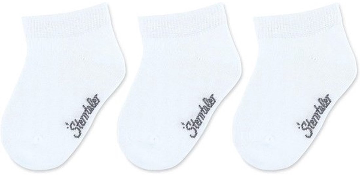 Sneakersokken 3-pk in Viscosekwaliteit met Bamboe