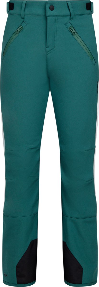 Brunotti Lennys Softshell Ski Broek Meisjes Hunter Slim fit Fleece Lining 10K Waterproof Groen