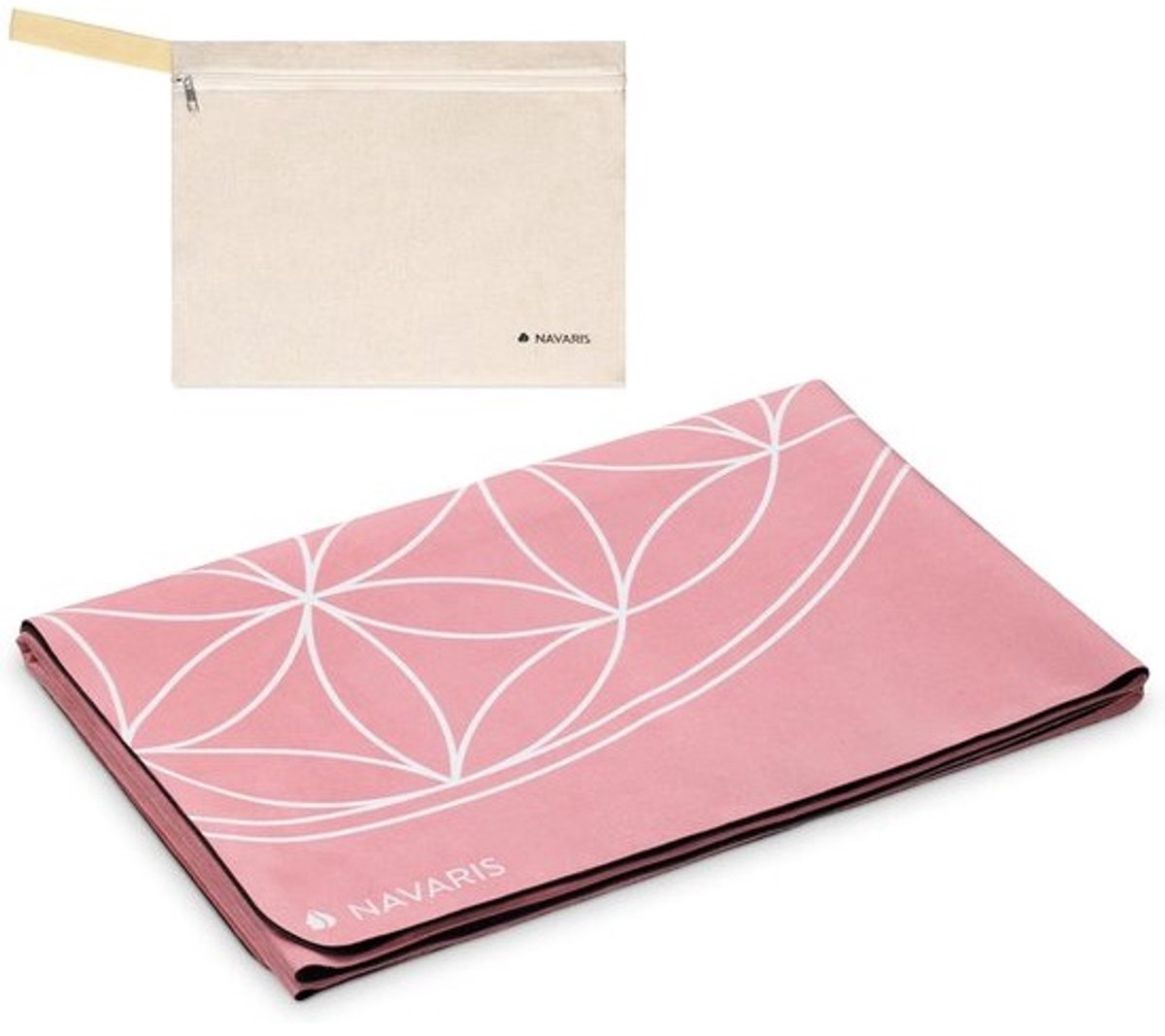 Opvouwbare Yogamat voor Reizen - Lichtgewicht 1,5 mm Dikke Yoga Mat met Antislip en Draagtas