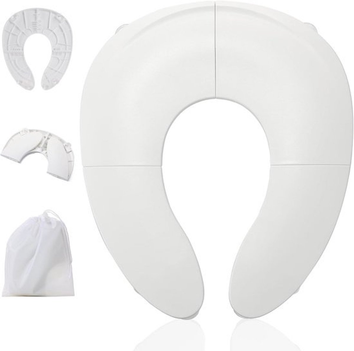 Vouwbare Toiletverkleiner voor Kinderen - Compacte en Hygiënische Potty Trainer voor Reizen met Zuignappen