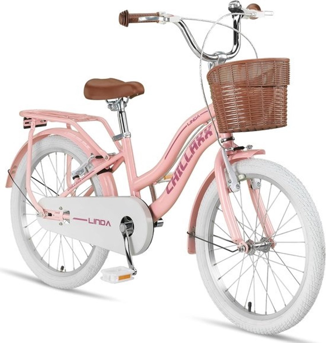 Premium Kinderfiets 20 Inch voor Meisjes en Jongens - Stadsfiets Geschikt voor 6-11 Jaar