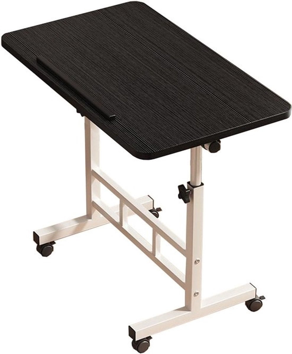 Tekentafel Bureau - Verstelbaar Schrijftafel - Studeren Tekenen - In Hoogte Kantelbaar - 80 x 40 cm - Zwart
