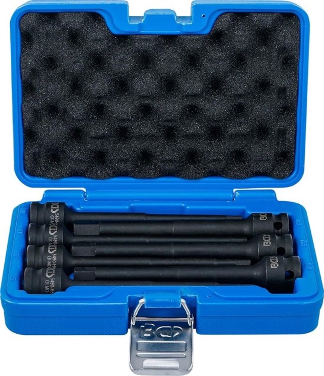 Extra Lange Inbus Doppenset Slagsleutelbits - 1/2" Aandrijving - 7 Delig