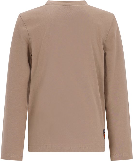 Lichtbruine longsleeve, achterkant.