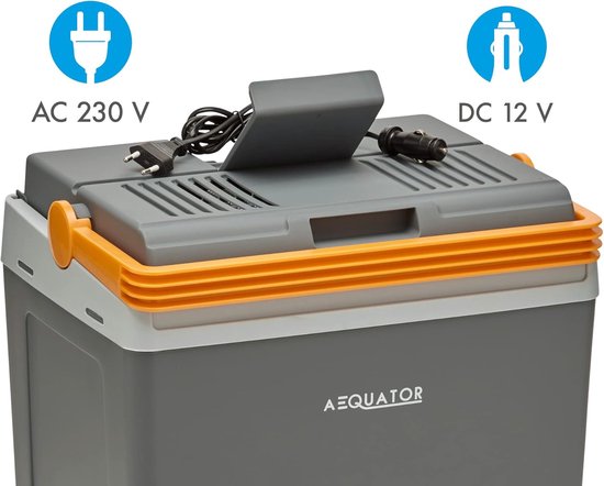 24 liter draagbare thermo-elektrische koelbox met koel- en warmhoudfunctie voor auto, boot en camping - 12 V en 230 V van Merkloos — afbeelding 4