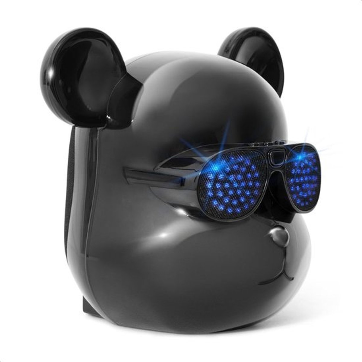 Draagbare Luidspreker - Bluetooth Speaker - Muziek Luisteren - Uniek Design - 15 cm Hoog - Zwart