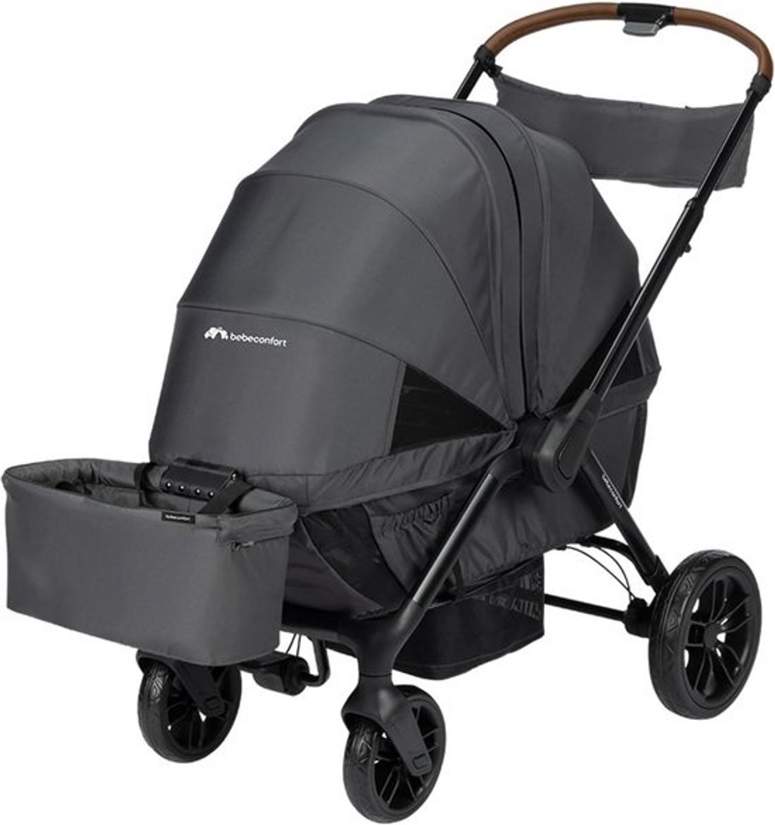 Duo Kinderwagen voor Peuters en Kinderen tot 22 kg met Ruimte voor 2 Zitplaatsen en All-Terrain Wielen