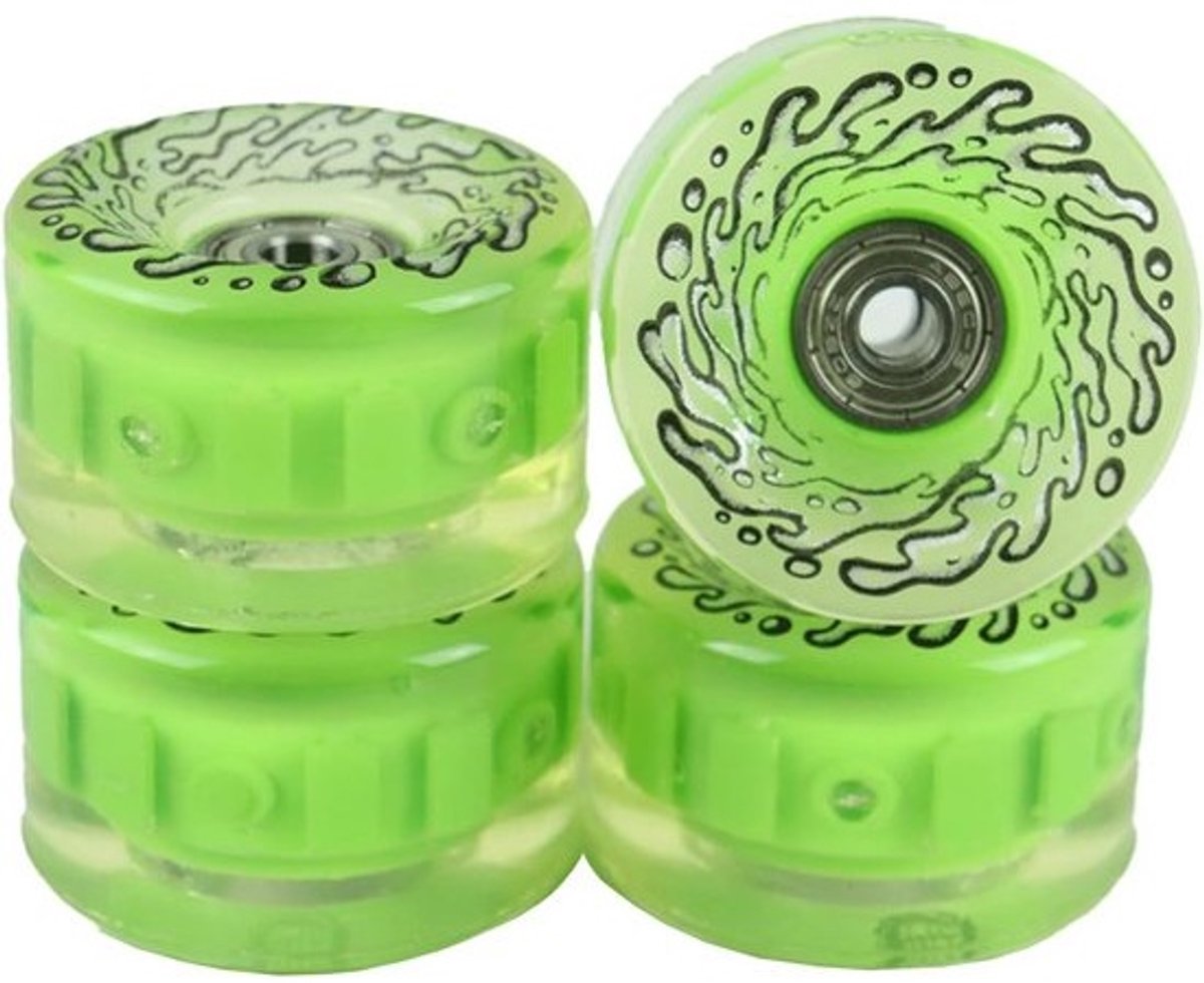 LED Skateboard Wielen die Oplichten bij Rotatie - Zacht 78a Cruiser Wielen met Lagers