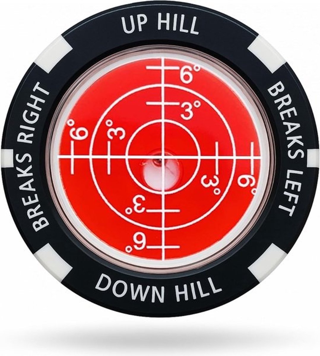 Golf Green Lezer Balmarker met Waterpas voor Precieze Putting Hulp