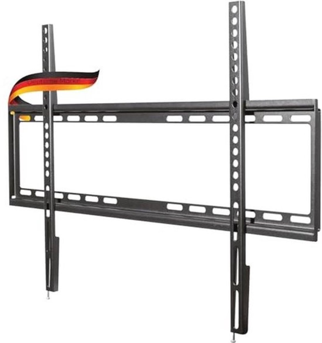 Vaste TV muurbeugel voor 37-80 inch | Max. belasting 45 kg | VESA 600x400 | Zwart