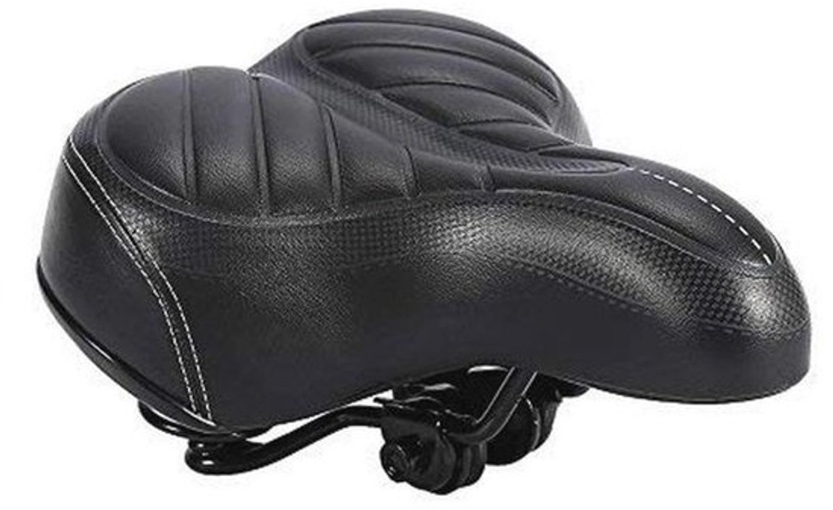 Ergonomisch fietszadel met dubbele veer – comfortabel en ademend zadel voor mountainbike en racefiets