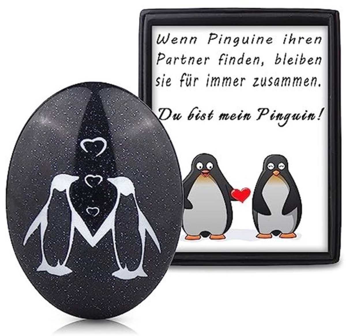 Romantisch Pinguïn Cadeau – Perfect voor Trouwdag, Valentijnsdag en Huwelijkscadeau