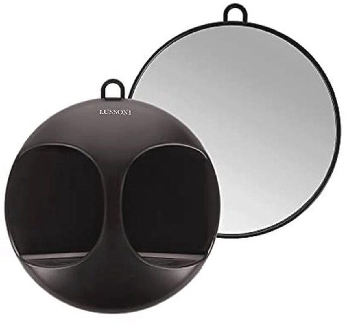 Professionele Zwarte Handspiegel voor Kappers en Schoonheidsspecialisten 29 cm