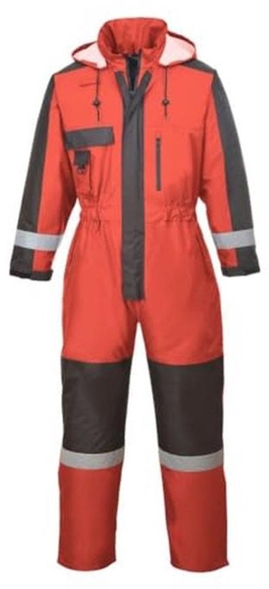 Winteroverall voor hoge zichtbaarheid XXL - Rood