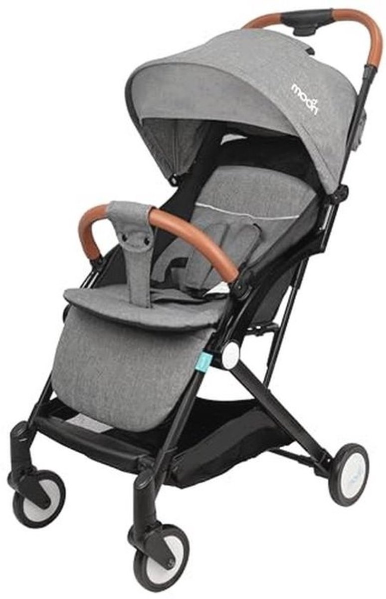 Ultra-Compacte Reis Kinderwagen - Buggy voor Vliegtuig - Automatisch Inklapbaar - Grijs