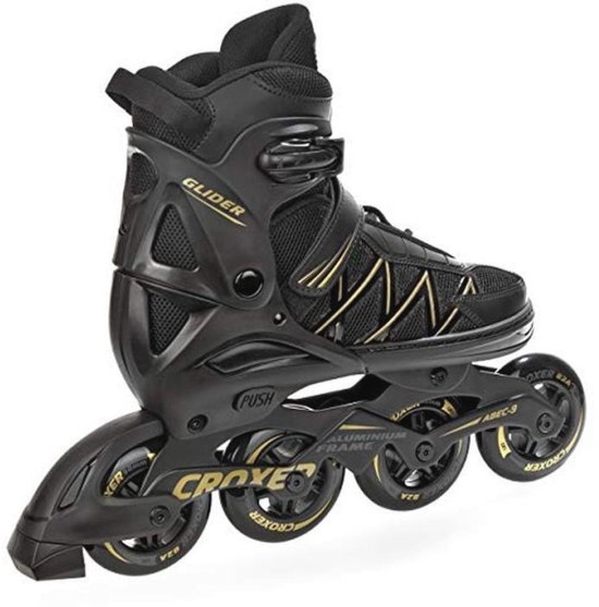 Verstelbare Inline Skates voor volwassenen (maat 42-45, inlegzool 27.5-29.5 cm)