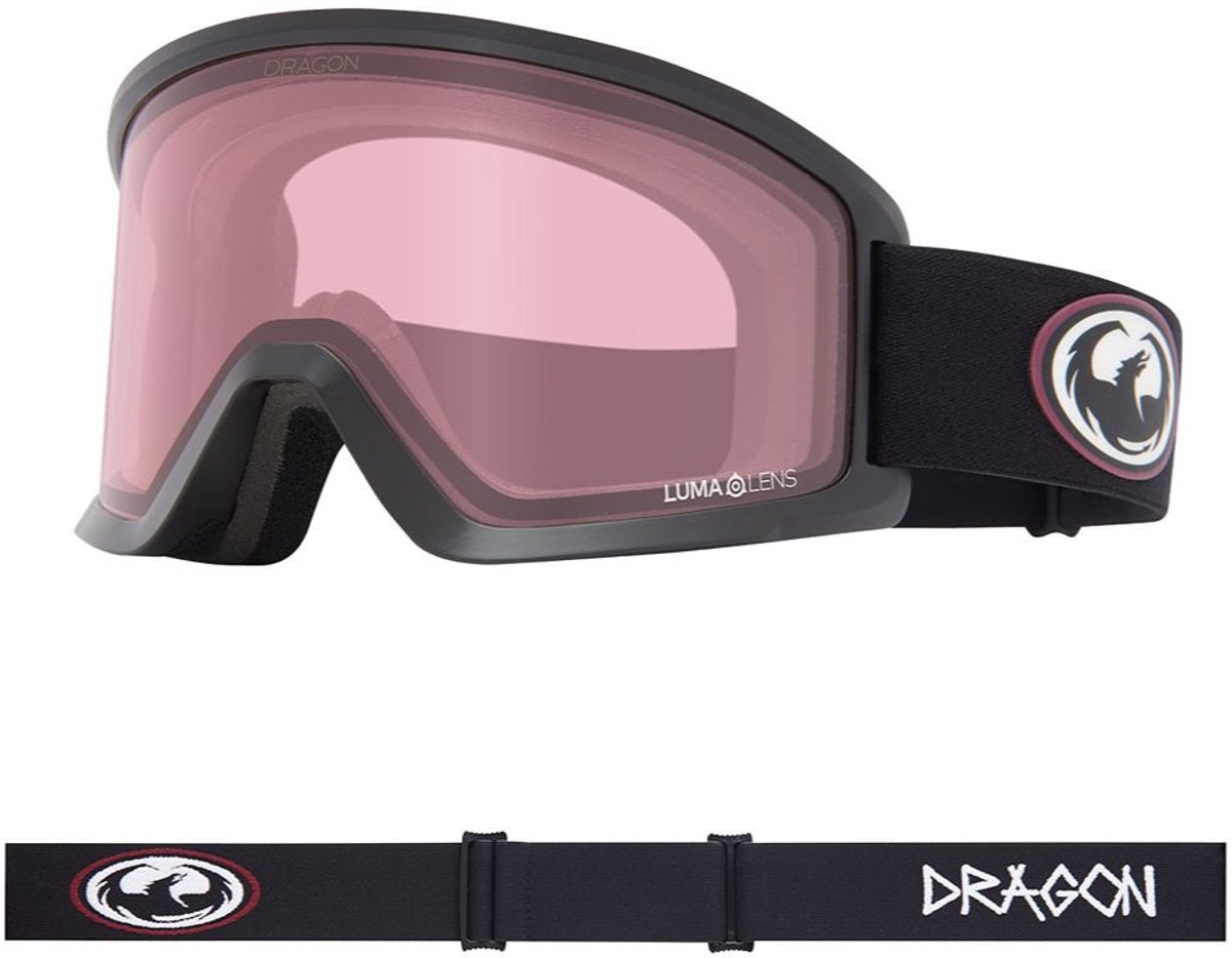 Dragon Alliance DX3 PLUS OTG Skibril - Old Skool/Photochromic Light Rose