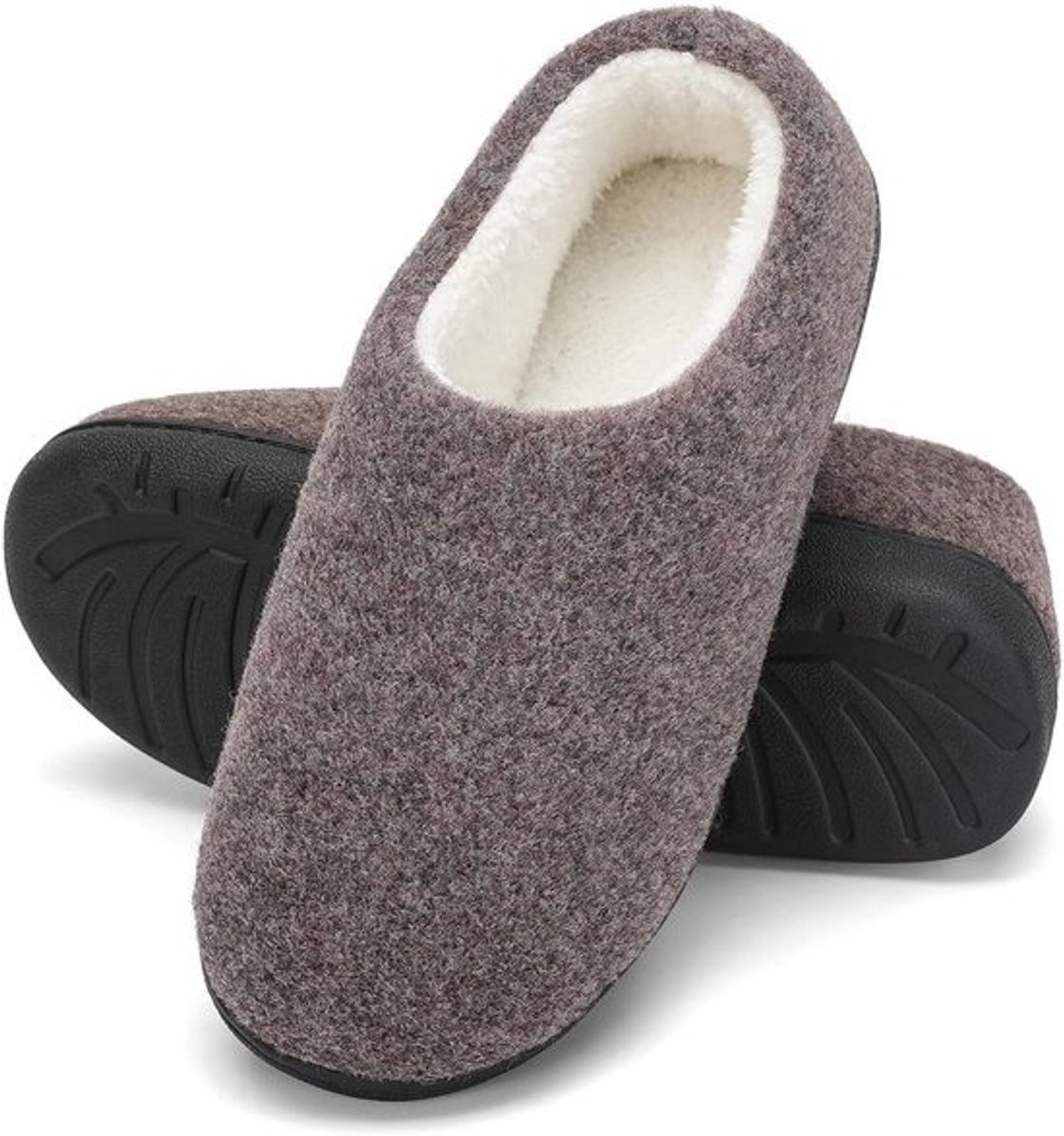 Warme Pantoffels voor Winter - Pluche Memory Foam Sloffen met Antislip voor Binnen en Buiten (Maten 36-47 EU)