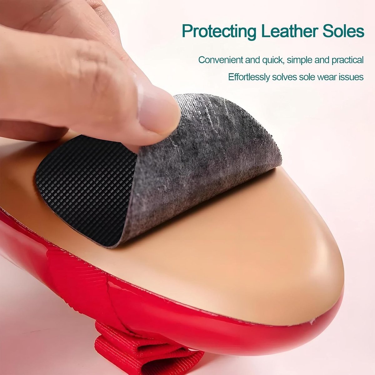 Antislip skates met antislipzool voor buitengebruik - comfortabele schoenen voor mannen en vrouwen, ideaal voor hoge hakken, leer en canvas, zwart