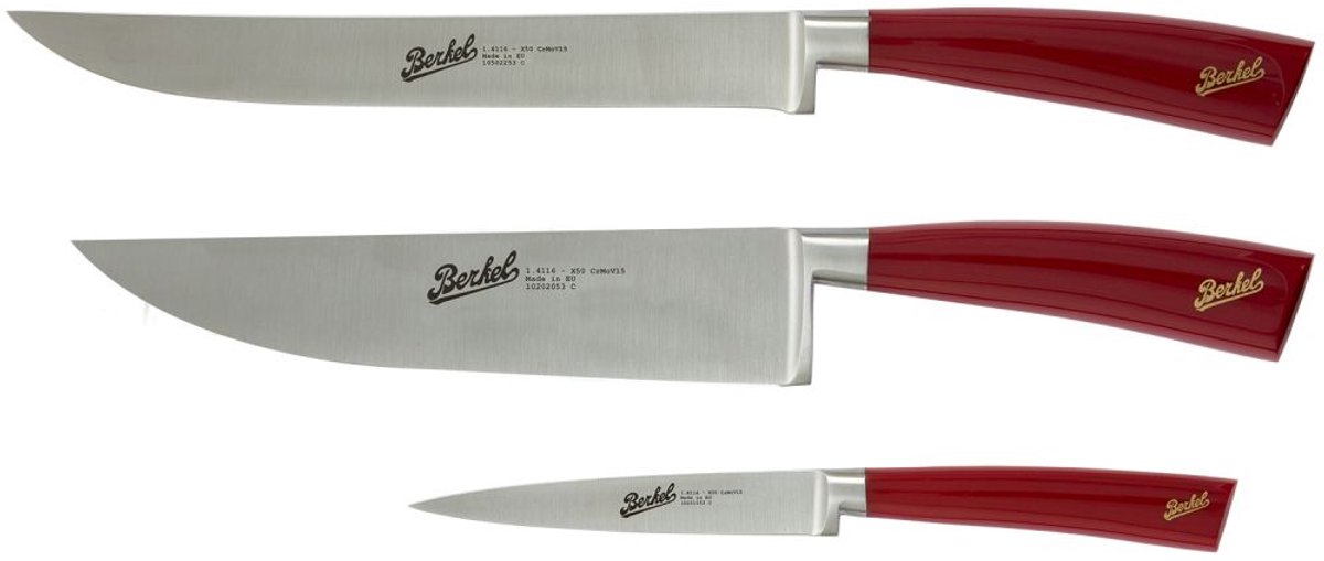 Berkel Elegance Red Chef-Set 3-delig