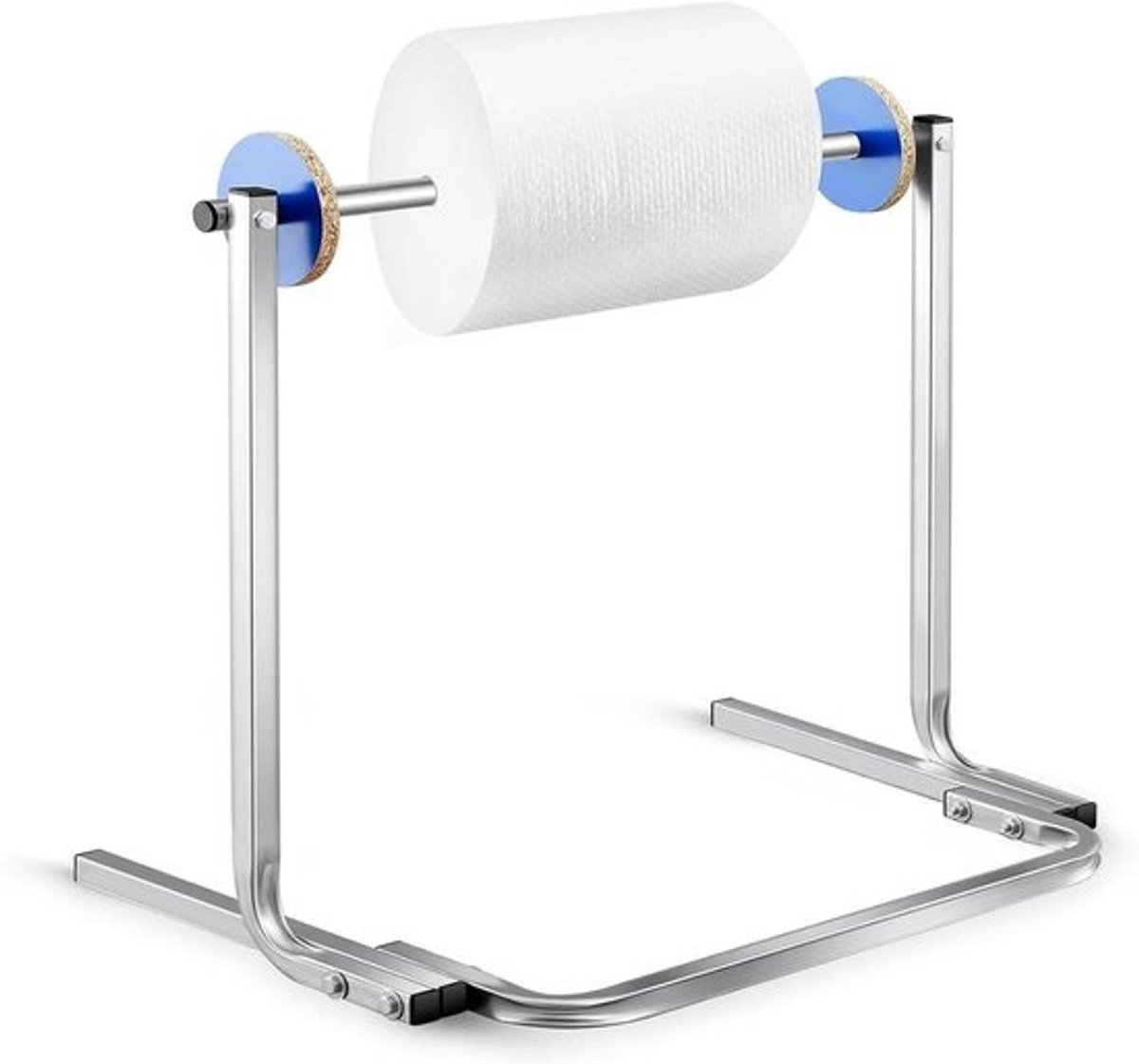 Verpakking Rolhouder - Folie Dispenser - Verpakken En Verzenden - Gereedschapsloze Montage - 64 of 84 cm - Zwart