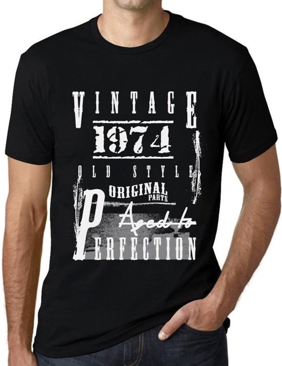 Heren T-Shirt 50e Verjaardag Cadeau Vintage 1974 - Grappig Korte Mouw voor Man