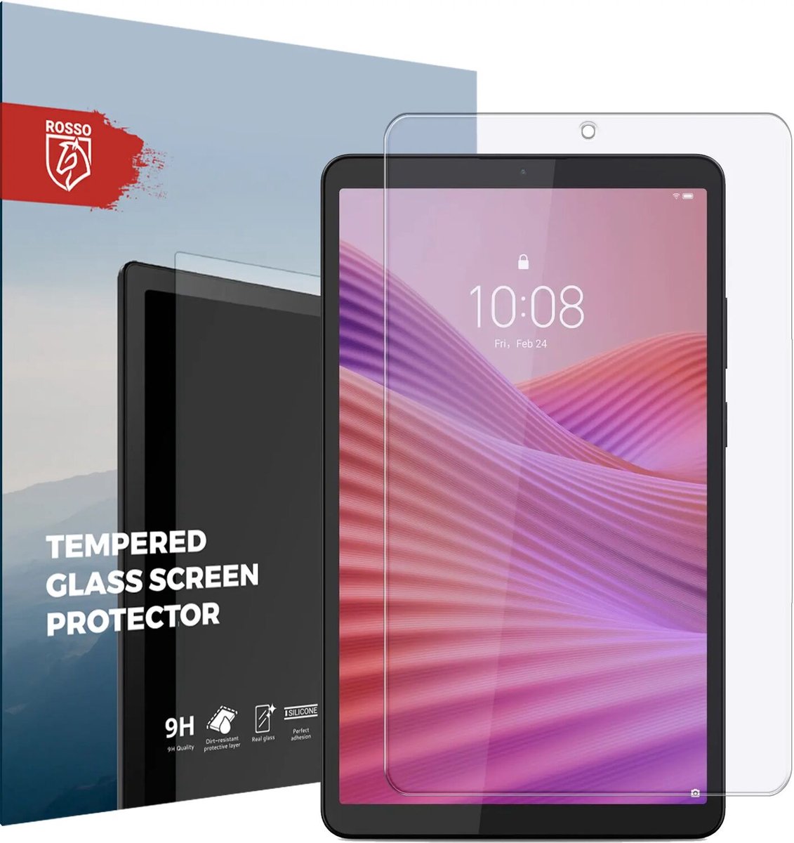 Rosso Screen Protector Geschikt voor Lenovo Tab One - 9H Tempered Glass - Glasplaatje - Gehard Glas - Beschermglas