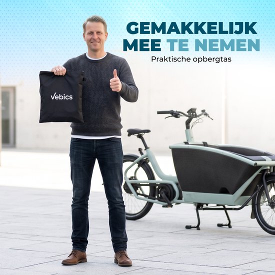 Vebics Bakfietshoes zonder huif - Bakfietshoes waterdicht - Geschikt voor o.a Urban Arrow, Lovens, Babboe, Vogue, Dolly, Makki van Vebics — afbeelding 4