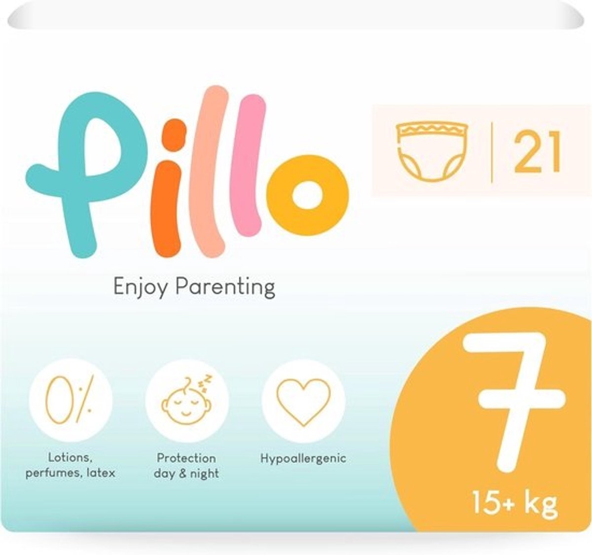 Pillo Pants Luierbroek Maat 7 voor Peuters vanaf 15 kg - Verpakking van 21 Luiers