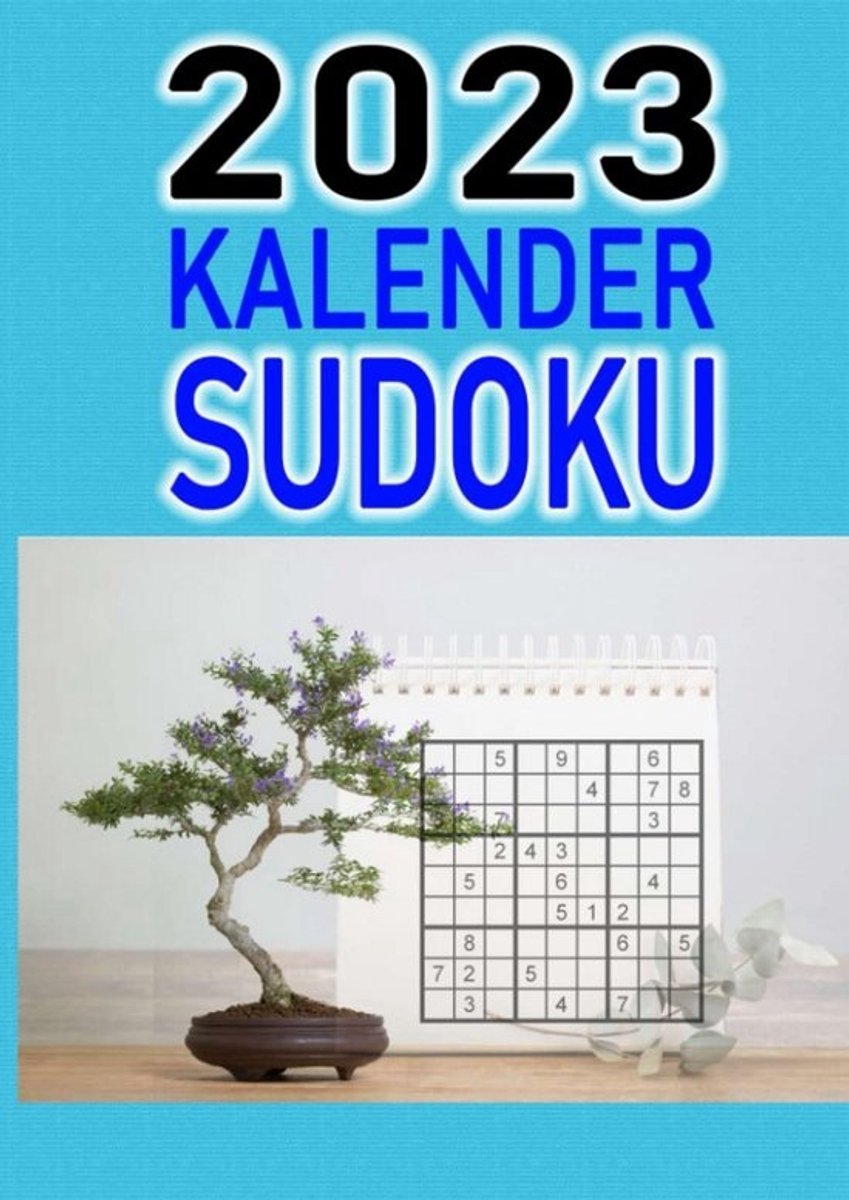 Sudoku Kalender 2023 met 365 Puzzels Dagelijkse Uitdaging