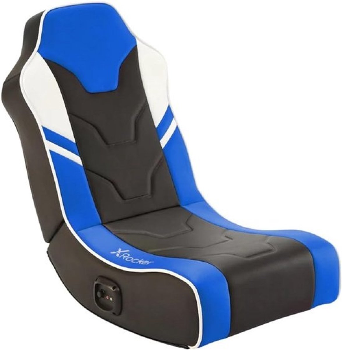 Gaming Speelstoel Vloer Inklapbaar met 2.0 Audio Systeem voor Kinderen Blauw